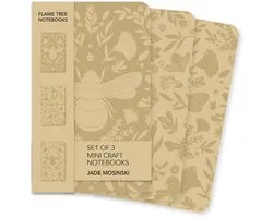 Mini Craft Notebook Collections- Jade Mosinski Set of 3 Mini Craft Notebooks