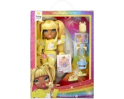 Rainbow High Junior High Pyjamaparty - 23 cm - Sunny (geel) - Modepop
