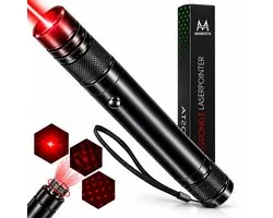 Mamosta® Professionele Laserpen Pro - klasse II - USB Laserlampje - Laserpointer Kat - Laser - Speelgoed - Rood