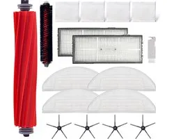 Robotstofzuiger accessoire set - voor Roborock S7 Pro Ultra/Roborock S7 MaxV Ultra - 1 rolborstel, 1 zelfreinigende borstel, 2 HEPA-filters, 4 zijborstels, 4 doekjes, 4 stofzakken - 16 stuks - Stofzuiger Vervangingsset