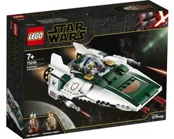 LEGO Star Wars Set de construction A-wing Starfighter de la Résistance : L’Ascension de Skywalker 75248 (269 pièces)