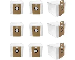 stofzuigerzakken - geschikt voor Tapo RV30 Max - RV30 Max Plus - RV20 Max Plus - RVA202 - 16*14*17cm - voor robotstofzuiger - reserveonderdelen - 9 stuks