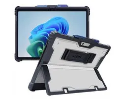 Étui pour tablette Accezz - Compatible avec Microsoft Surface Pro 9/10 et Microsoft Surface Pro 11 - Étui robuste avec support pour Microsoft Surface - Zwart