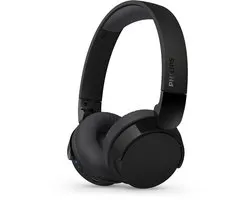 PHILIPS TAH3209BK Lightweight On Ear draadloze Bluetooth Headphones met Passive Noise Isolation - 25 uur afspeeltijd, natuurlijk geluid, heldere gesprekken, dynamische bass, 2 uur USB-laden - Zwart