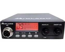 Midland 98 E – 12V CB Radio – FM Only – Compacte en Betrouwbare Auto- en Vrachtradio