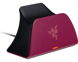 Razer - Oplaadstation PS5 Controller Standaard - Snel Laden - Cosmic Rood