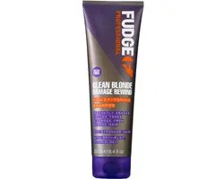 Fudge Clean Blonde Damage Rewind Violet Shampoo - Zilvershampoo - 250 ml