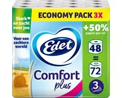 Edet Comfort Plus toiletpapier, 48 rollen