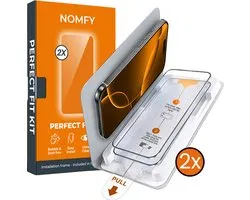 Screenprotector - Geschikt voor Apple iPhone 16 Pro - 2 Stuks - Met Installatietray - Perfect Fit Kit - Beschermglas - Gehard Glas - Simpel Aanbrengen - Tempered Glass - Screen Protector - Case Friendly