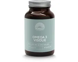 Mattisson - Omega 3 Visolie 1000 mg - 50% EPA & 25% DHA - 60 Capsules