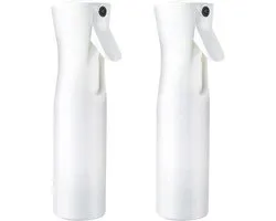 Kapperswaterspuit 300 ml (2 stuks) Ontsmettingsmiddel Sprayer Flairosol Continuous Sprayer Plant Vaporizer Vernevelaar Fijne Mist Sprayerfles Gepatenteerde multi-technologieën
