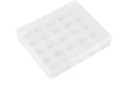 Cucito Stuff Box Leather - Bobbin Primer Box - Sewing Hine Tools 1Pc Plastic Empty Bobbins Case - Sewing Hine Bobbins Organizer Oergbox Voor 25 Spools