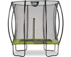 EXIT Silhouette Trampoline 153x214cm - Op Poten - Rechthoekig - Trampoline Buiten - Voor Kinderen - Groen