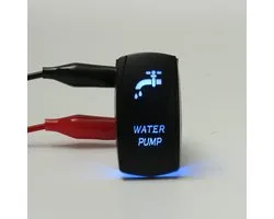 Tutoy SPST 12V 20A 5Pin ON/OFF Rocker Toggle Switch Water Pump LED Rocker Switch