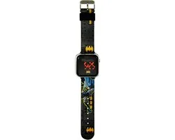 Accutime - LED Watch Batman - Kinderhorloge Met LED Display Voor Datum en Tijd - Grijs