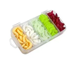 Ensemble de 100 leurres souples multicolores pour la pêche, appâts en silicone, asticots et insectes bioniques pour la carpe, pour la pêche à la mouche et en eau douce