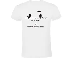 Gamer Heren T-shirt - Grappig Gaming Shirt - IT - Internet Offline - Gamers