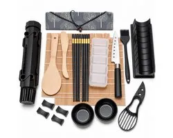 Sushi Maker set, 21-delig, met bamboematten en mallen