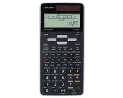 Calculatrice Sharp EL-W506T Calculatrice de poche avec écran Zwart, Grijs