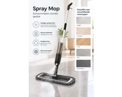 Excellent Commerce - Spray Dweilsysteem - Alles-in-1 Dweil met Sprayfunctie - Inclusief Extra Microvezel Schoonmaakpad