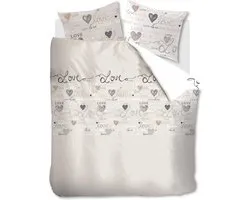 Athome Heart-To-Heart Dekbedovertrek - Natural 240x200/220