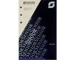 Succes Organizing Systems | Jaarinhoud | Losbladig | Senior | 7 dagen-2 pagina's | 4-talig | Crème | 2027 |