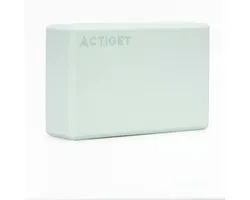 Actiget® Yoga Blok - Yoga Cube - Pilates Blok - Équilibre - Exercices d'étirement - Mousse EVA - Vert menthe - 7,5 X 23 X 15 Cm