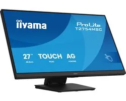 iiyama ProLite T2754MSC-B2AG moniteur informatique 68,6 cm (27") 1920 x 1080 Pixels Full HD LED Écran tactile Multi-utilisateur Zwart
