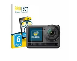 BROTECT - Screenprotector voor Akaso Brave 8 (Display voor) - Folie Beschermfolie transparant 6 Stuks