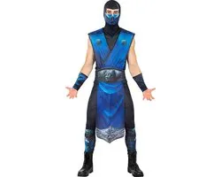 FUNIDELIA Subzero Kostuum voor mannen - Mortal Kombat - Maat XXL - Meerkleurig