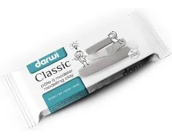 Darwi Classic Zelfdrogende Klei - 500 gram - Boetseerklei - Wit