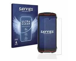 Savvies - Screenprotector voor Cubot King Kong Mini 2 Pro - Folie Beschermfolie transparant 6 Stuks