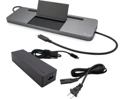 i-tec Metal SB-C Ergonomic 4K 3x Display Docking Station with Power Delivery 85 W + Universal Charger 100 W