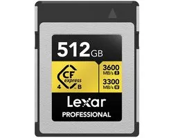 Lexar LCXEXP4512G-RNENG flashgeheugen 512 GB CFexpress Type B