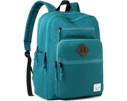 Backpack Men, Backpack Black School Backpack 15.6 Inch Laptop Portable Water Resistant Classic Vintage School Bags For Youth University Work Travel