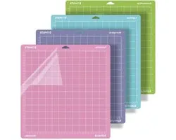 Snijmat Set van 4 voor Cri-cut Explore Air 2 Silhouette CAMEO 4 | Anti-slip Zelfklevend Snijmatten | 305 x 305 cm