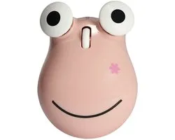 Draadloze 2.4G Bluetooth-muis (Pink Frog)