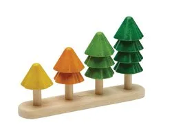 Plan Toys Trier & Compter jeu Arbres en bois - Plantoys 5403