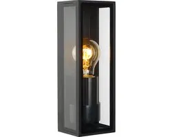 Lucide DUKAN - Wandlamp Buiten - E27 - IP65 - Zwart