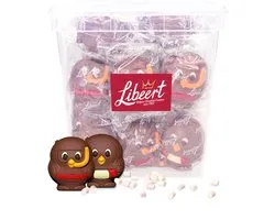Libeert Cocoa Bombs FAMILY PACK (23 stuks) - warme chocolademelk met marshmallows - holle chocoladefiguren - 920g