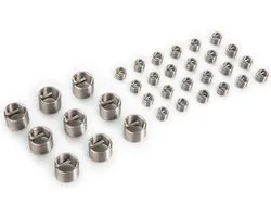 HBM Jeu de douilles filetées en acier inoxydable M 14