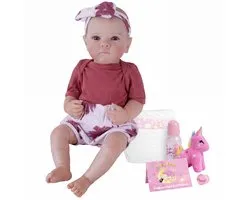 Poupées réaliste Bosstony Nika - 1,1 kg - 45 cm - Bébé reborn - Pop Accessoires de vêtements pour bébé - Bébé reborn - Bébé pour personnes atteintes de démence - Pop reborn Poupées