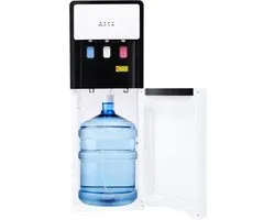 500 W standing water dispenser with cold and hot function, electric hot water dispenser with thermostat protection, floor load and direct boiling function, ideal for home, office, bedroom