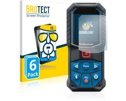 Screenprotector 6 Stuks voor Bosch GLM 50-27 C/ 50-25 G Beschermglas transparant