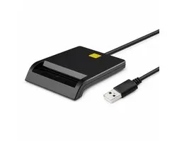USB Smart eID Kaartlezer – USB2.0 Smart Card Reader - Smart Cards - Card Reader - Belgische Identiteitskaart - Voor Mac - Voor Windows