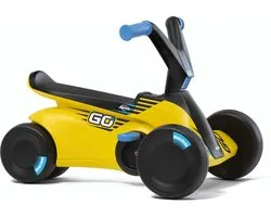 BERG GO² SparX Loopauto - 10 tot 30 Maanden - Uitklapbare pedalen - Geel