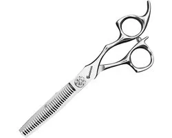 Sharonds 6" Hair Cutter Scissors Set Professional Hairdressing Scissors Barber Tools Set + Scissors Box Comb Adjuster - ShopVlot