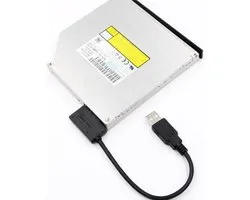 CD DVD Rom SATA naar USB 2.0 Converter kabel - adapter