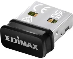 Wifi Nano Adapter - Draadloze Netwerkkaart - Internet Verbinding - Compact Formaat - 50mm Breed - Zwart