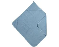 Meyco Baby Uni Badcape - Badstof - Jeans Blue - 75x75cm